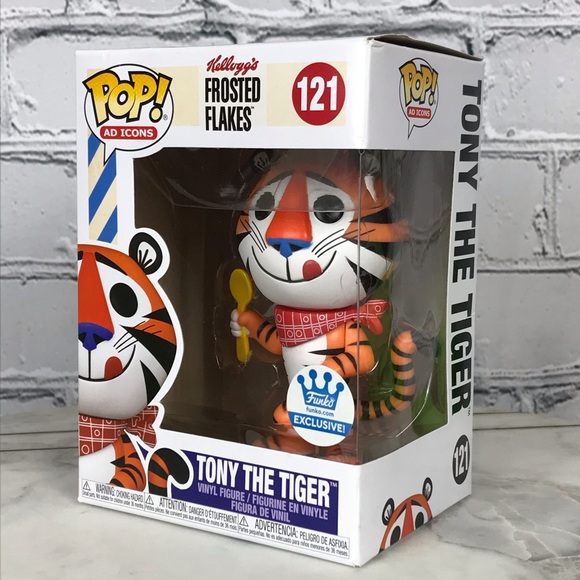 Funko Pop Ad Icons Exclusive Kellogg’s Frosted Flakes Tony The Tiger Figurine - Picture 8 of 12